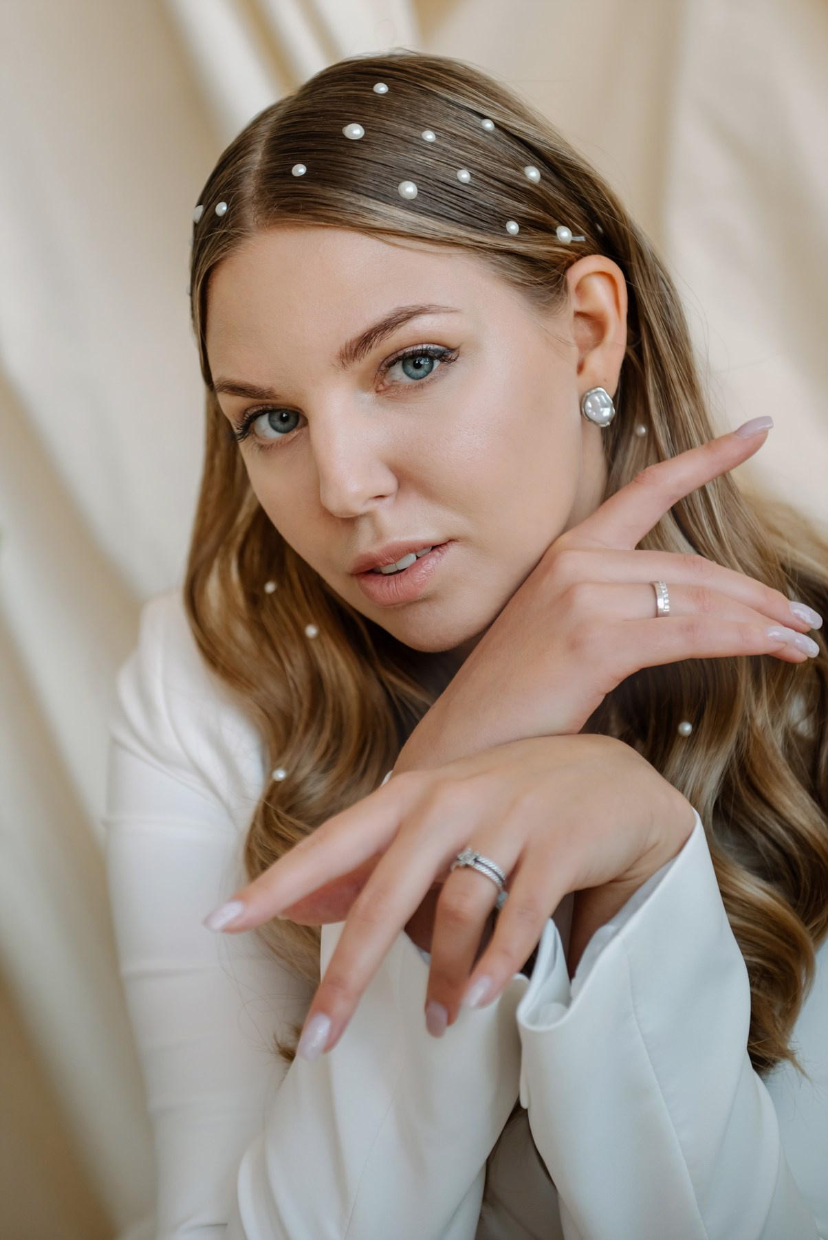 С цветами и жемчугом. Свадебный и сеейный фотограф в Санкт-Петербурге Елена Худякова