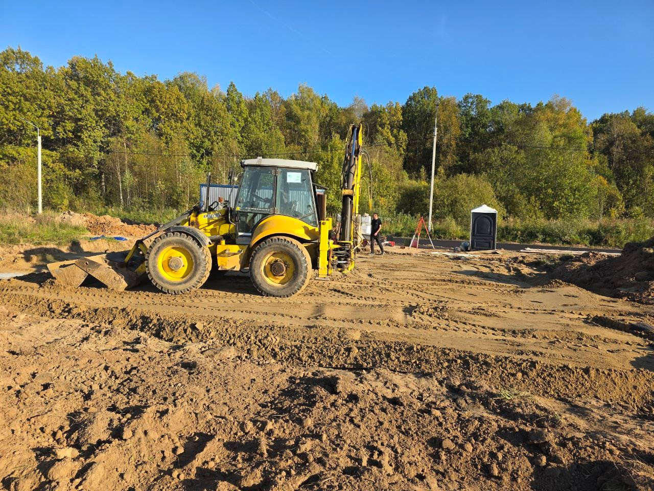 раскопка котлована 