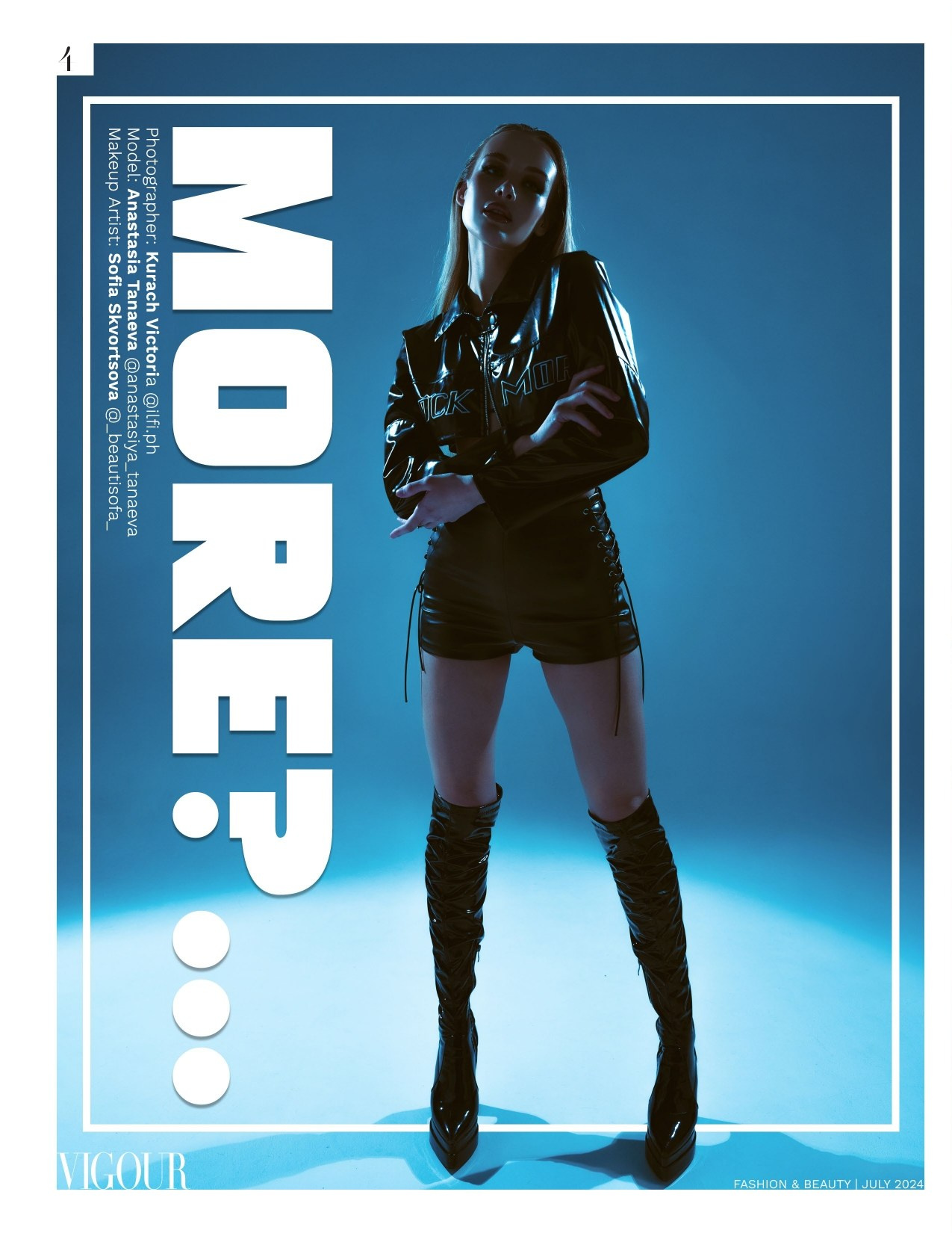 VIGOUR Magazine | Fashion & Beauty | July 2024 | Canada. Фотограф в Москве Виктория Курач, Илфи