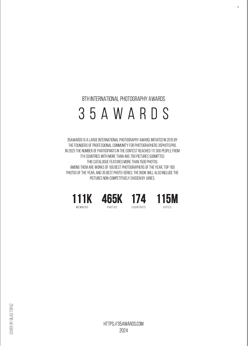 35 photo awards, 2024. Maria Poleshchuk, commercial photographer in Sydney