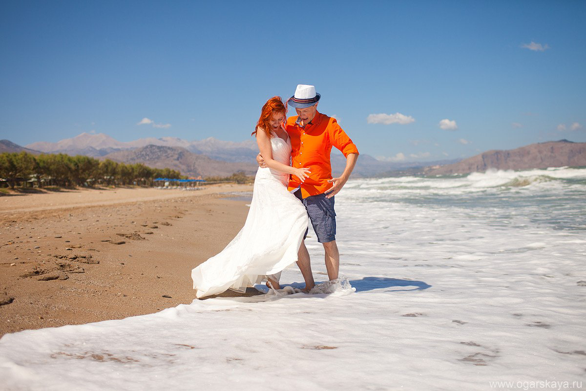 Надежда и Максим в Греции. Свадебный фотограф в Москве Екатерина Огарская