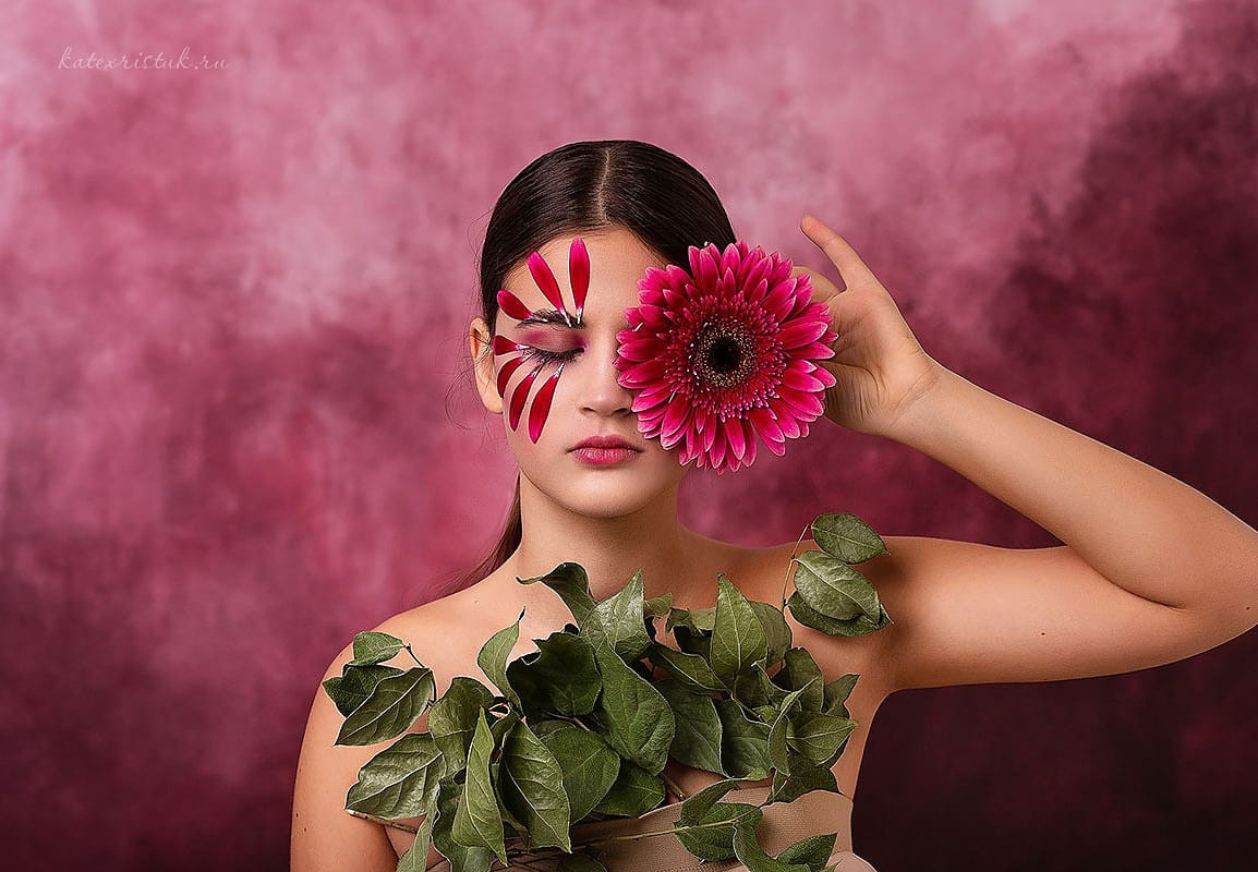 Студийный образ. Визажист, стилист по прическам и гример в Москве