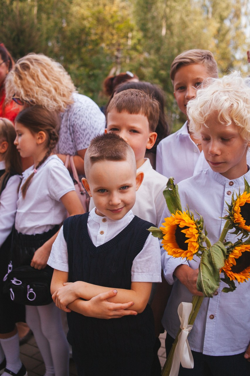 1 сентября в «Квадратике». Семейный фотограф во Всеволожске и Санкт-Петербурге Юлия Капустина