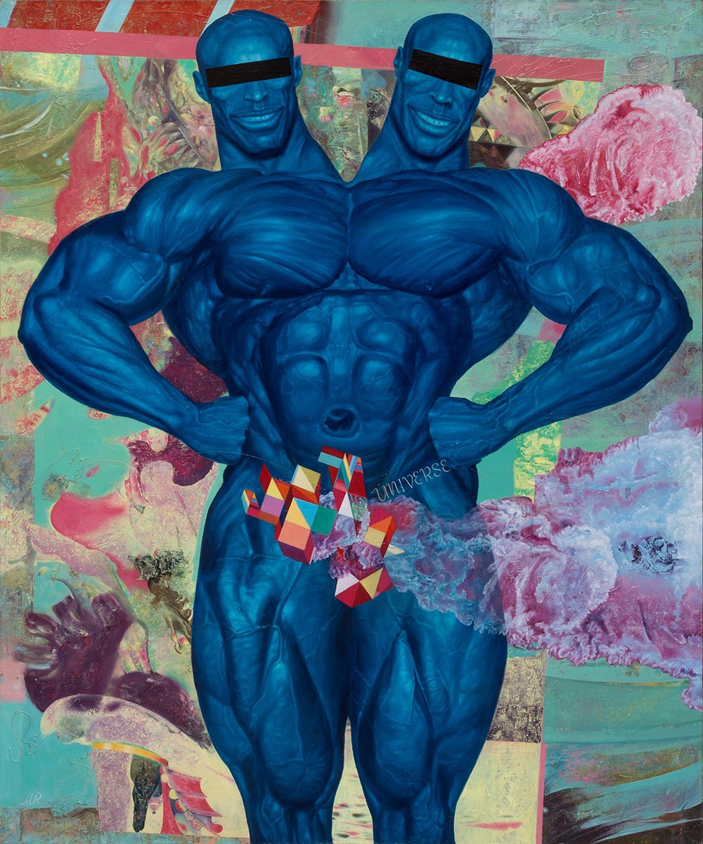 "Мистер Юниверс" Холст, масло. 120 х 100 см. 2019 г. Частная коллекция.