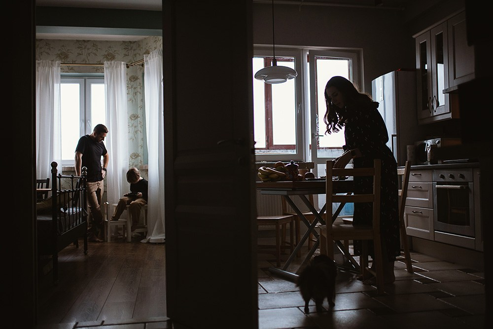 Домашняя съемка. Сергей, Лена, Арсений и Лакки. Мария Гурьянова. Семейный lifestyle фотограф в Москве и по всему миру
