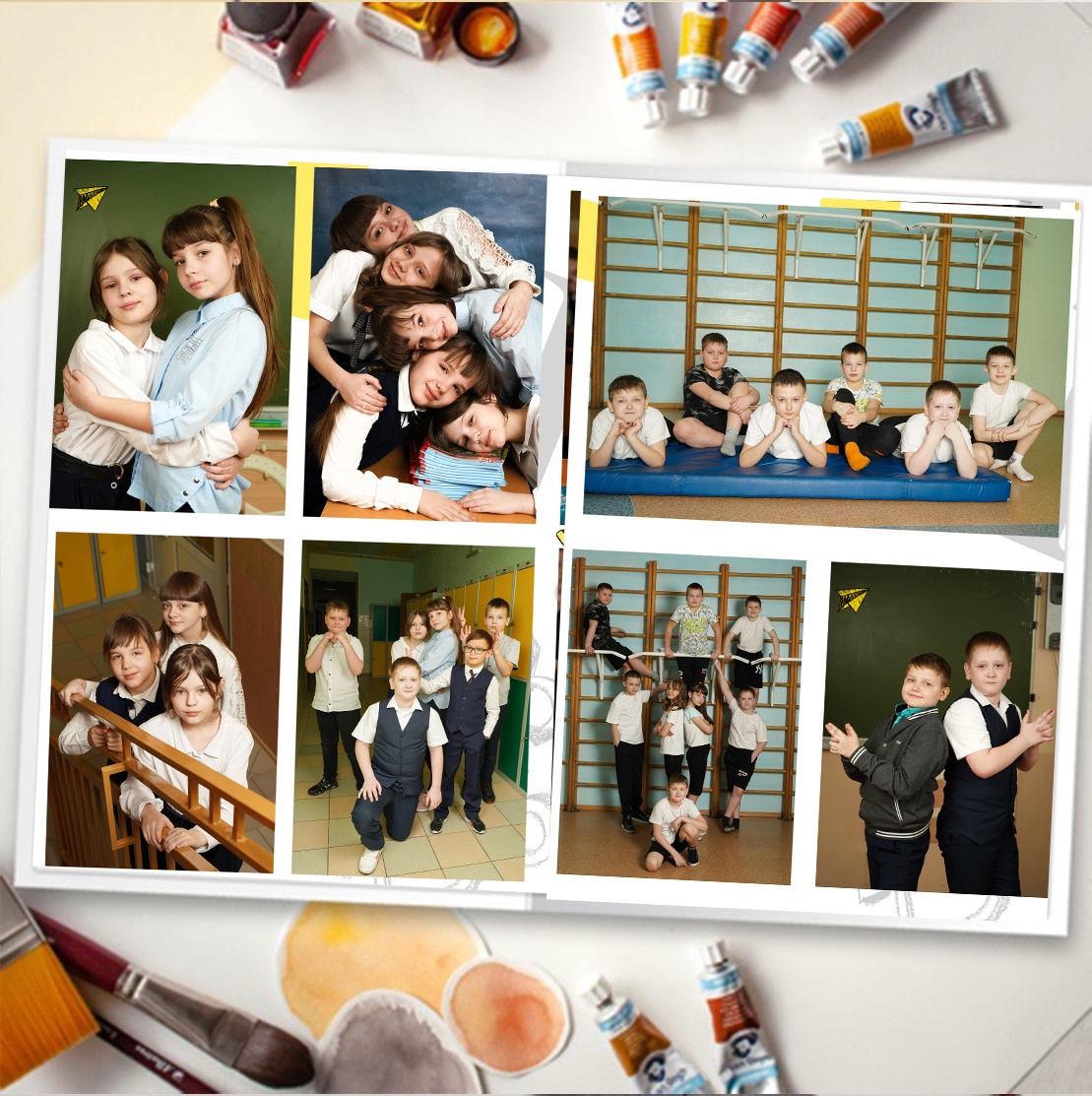 Примеры книг начальные классы. Школьная фотография Поповы