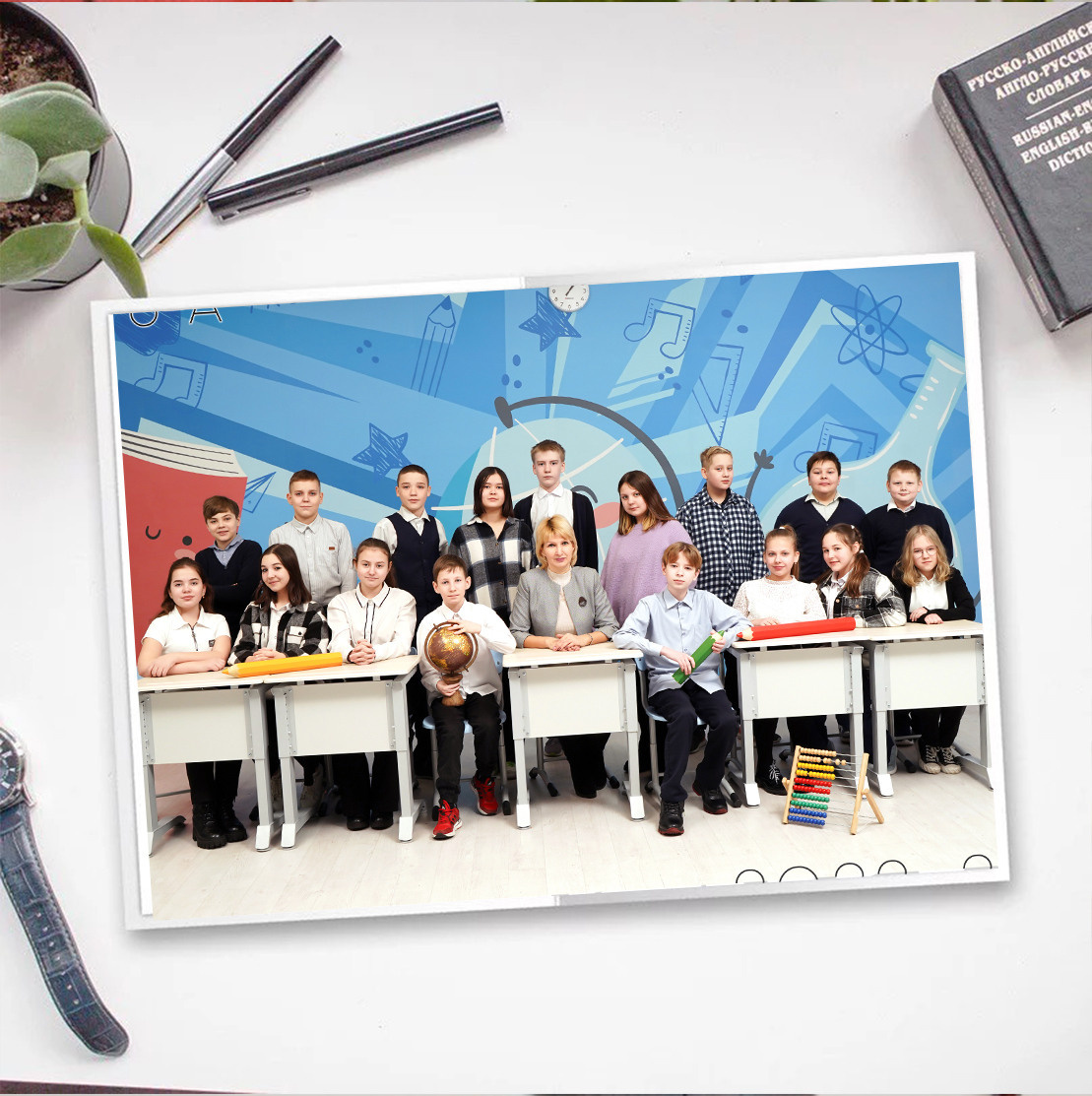 Примеры книг начальные классы. Школьная фотография Поповы