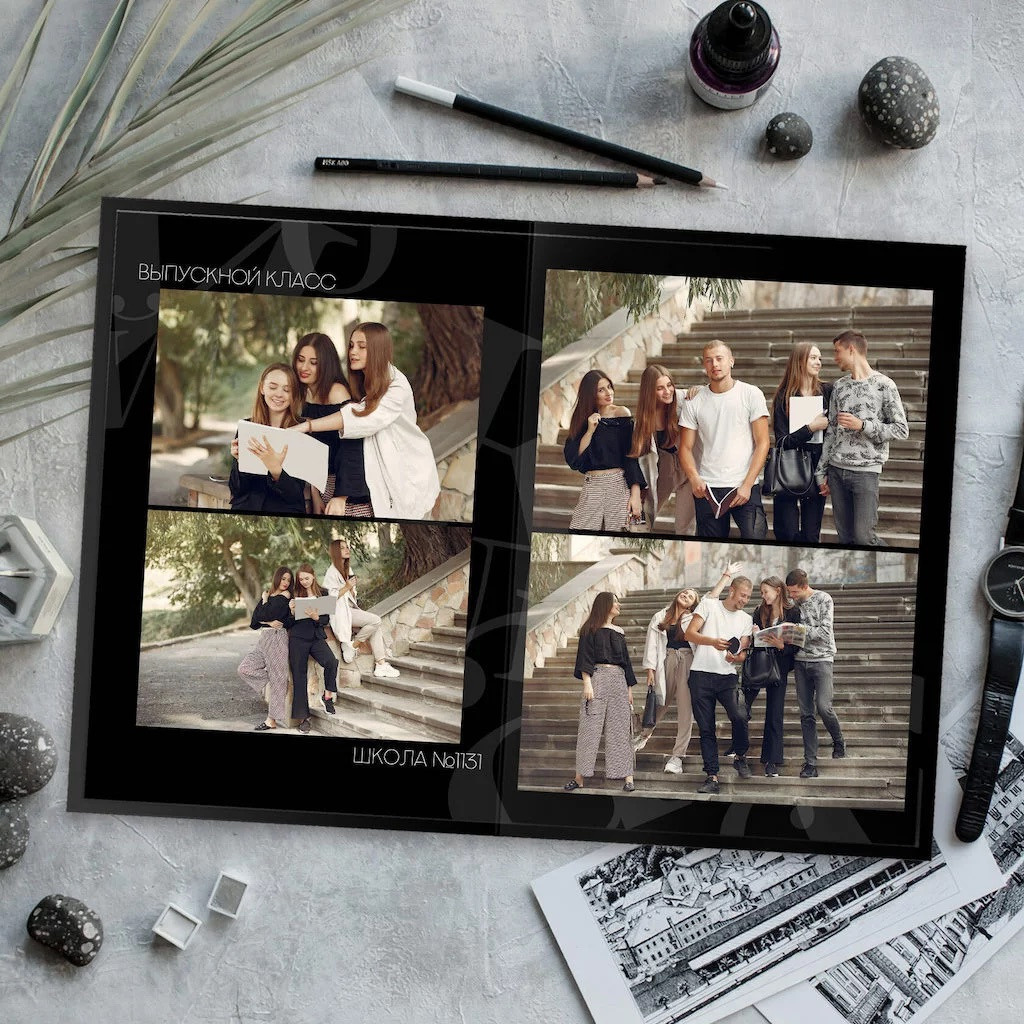 Дизайн старшие классы. Школьная фотография Поповы