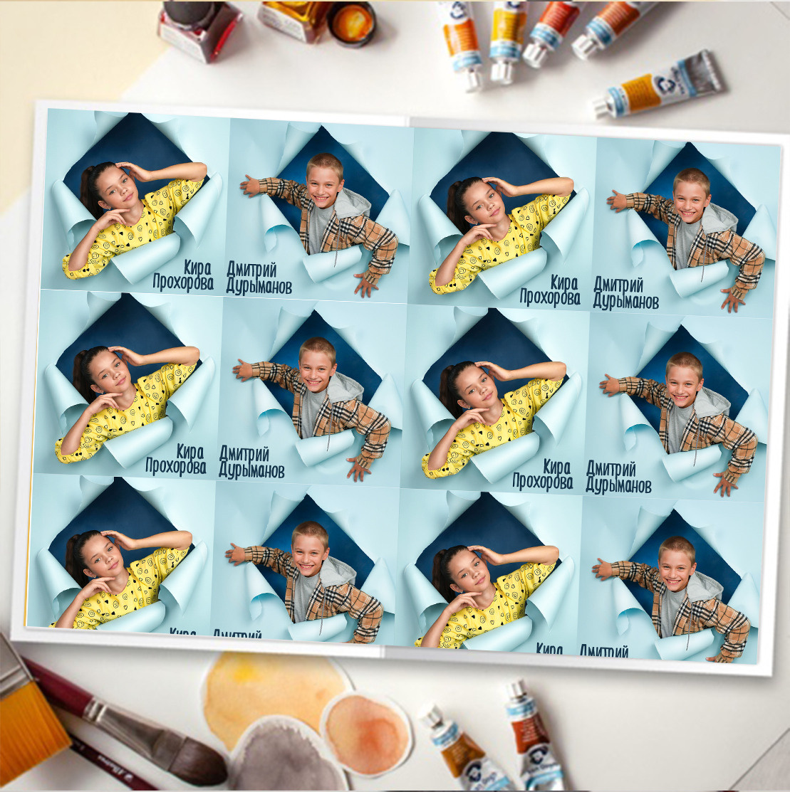 Примеры книг начальные классы. Школьная фотография Поповы