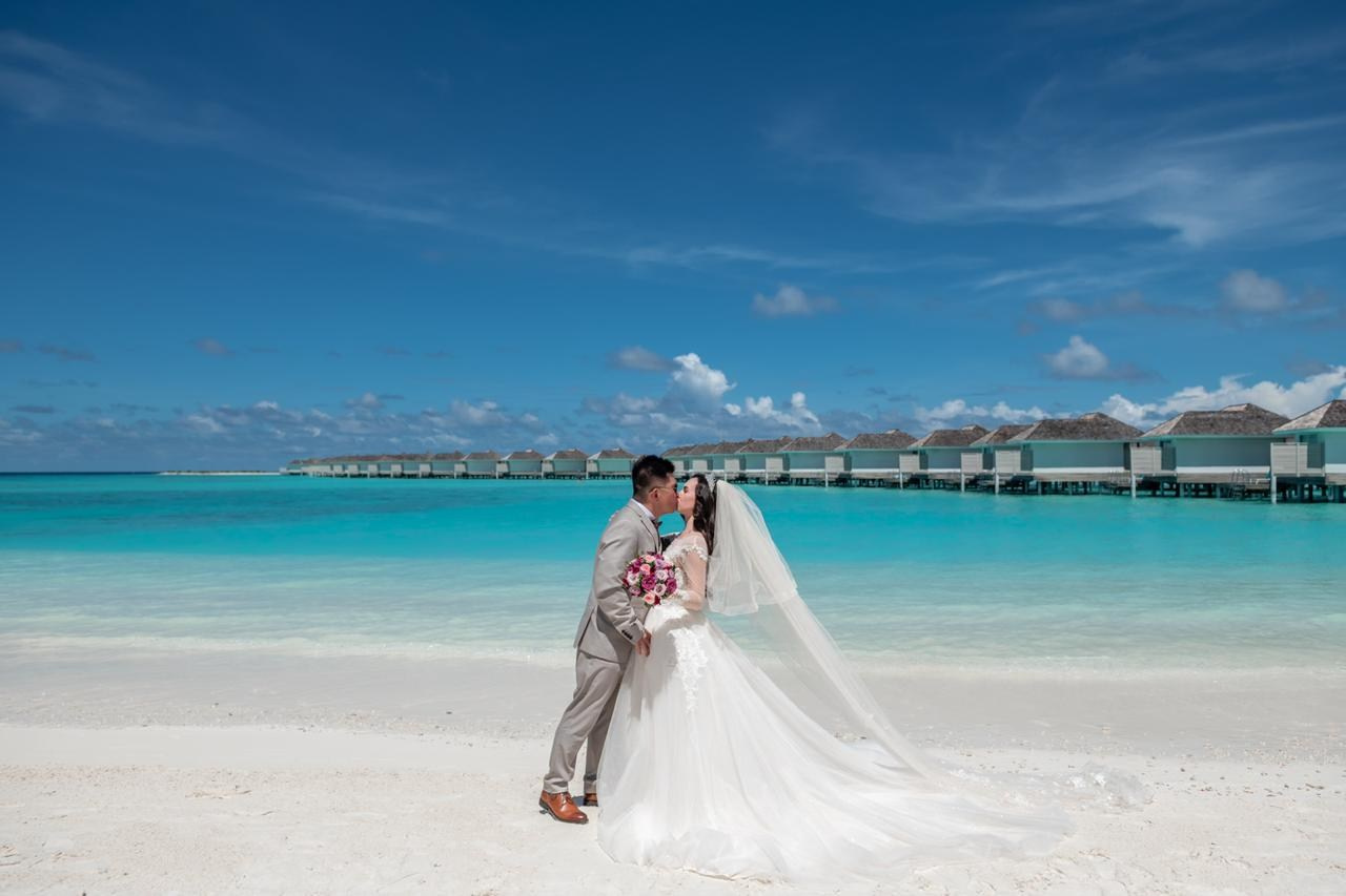 Сборы невесты на Мальдивах. Свадебный визажист в Санкт-Петербурге Екатерина Крапкина