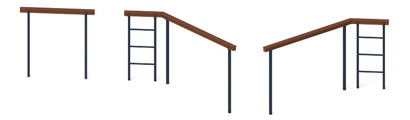 Разрушенный мост СО 2.95.03 Габариты (ШхДхВ): 9900х2250х2000 Зона безопасности, мм: 13000х5250 Высота падения 2000 мм 