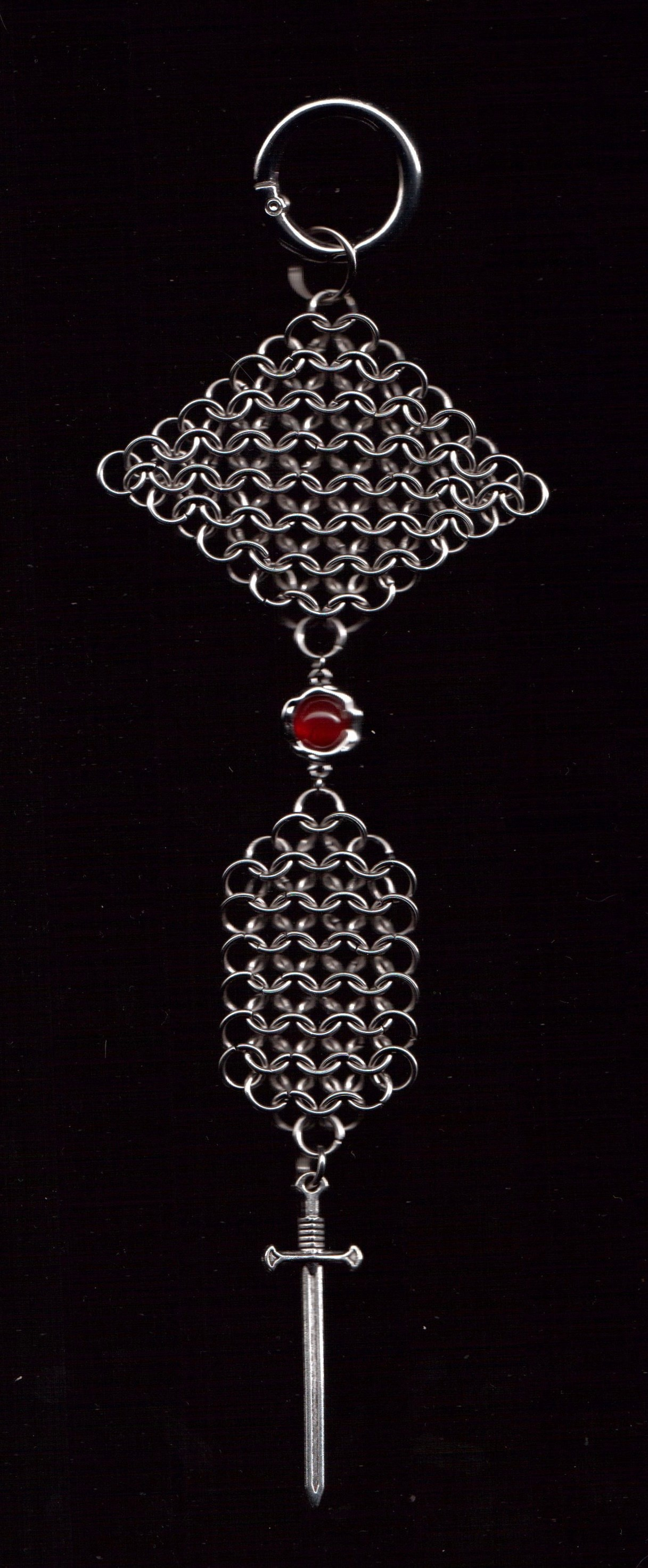 Обвесы на сумку из кольчуги. Украшения из кольчуги в Москве Соня Спросонья