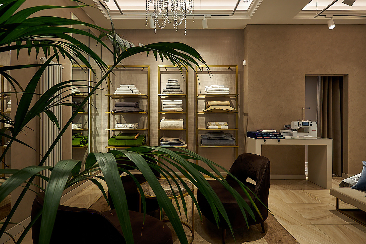 FRETTE — Бутик итальянского бренда текстиля и товаров для дома. Photographer — Maks Kudashkin