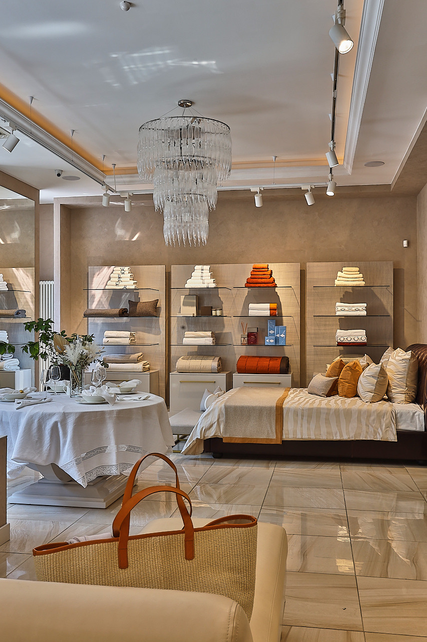 FRETTE — Бутик итальянского бренда текстиля и товаров для дома. Photographer — Maks Kudashkin