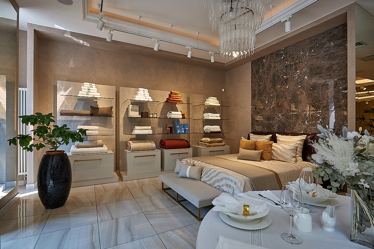 FRETTE — Бутик итальянского бренда текстиля и товаров для дома. Photographer — Maks Kudashkin