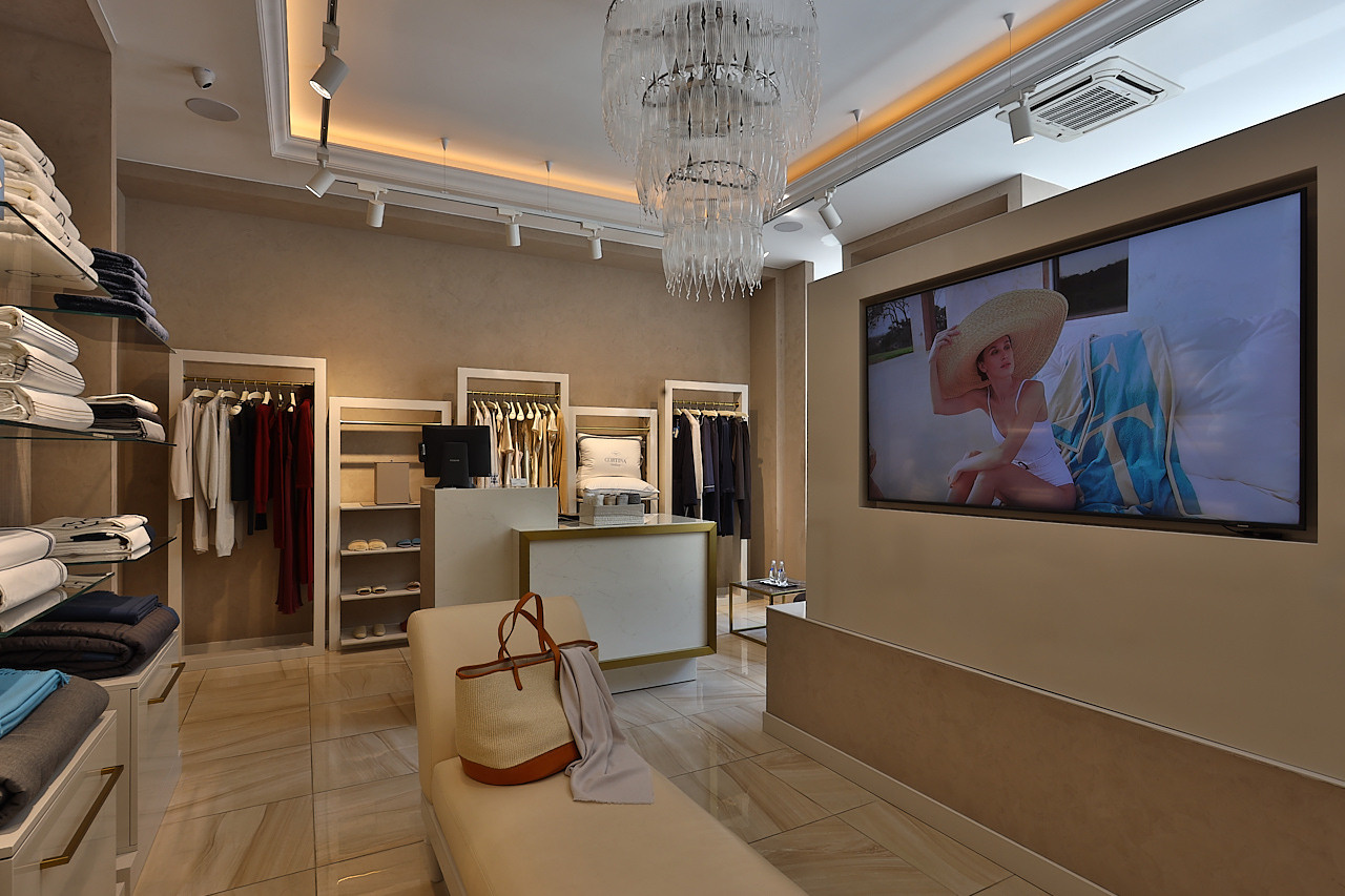 FRETTE — Бутик итальянского бренда текстиля и товаров для дома. Photographer — Maks Kudashkin