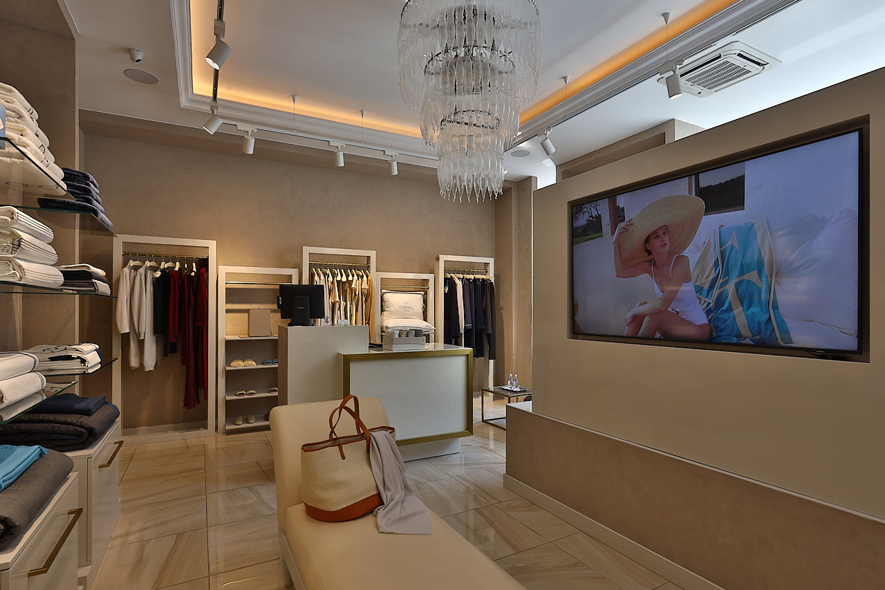 FRETTE — Бутик итальянского бренда текстиля и товаров для дома. Photographer — Maks Kudashkin