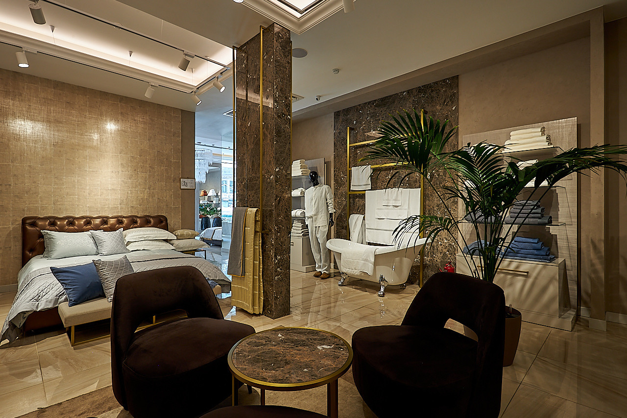 FRETTE — Бутик итальянского бренда текстиля и товаров для дома. Photographer — Maks Kudashkin