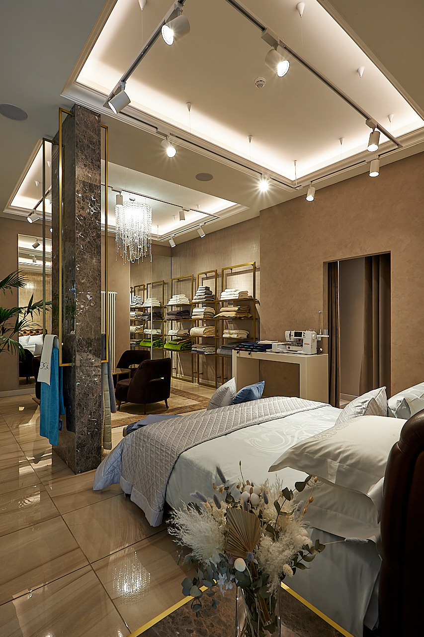 FRETTE — Бутик итальянского бренда текстиля и товаров для дома. Photographer — Maks Kudashkin