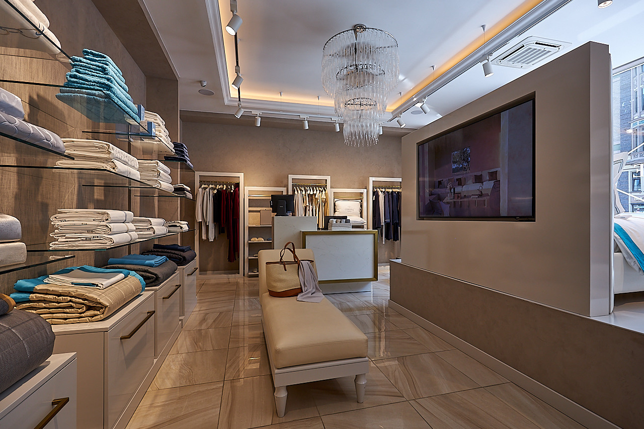 FRETTE — Бутик итальянского бренда текстиля и товаров для дома. Photographer — Maks Kudashkin