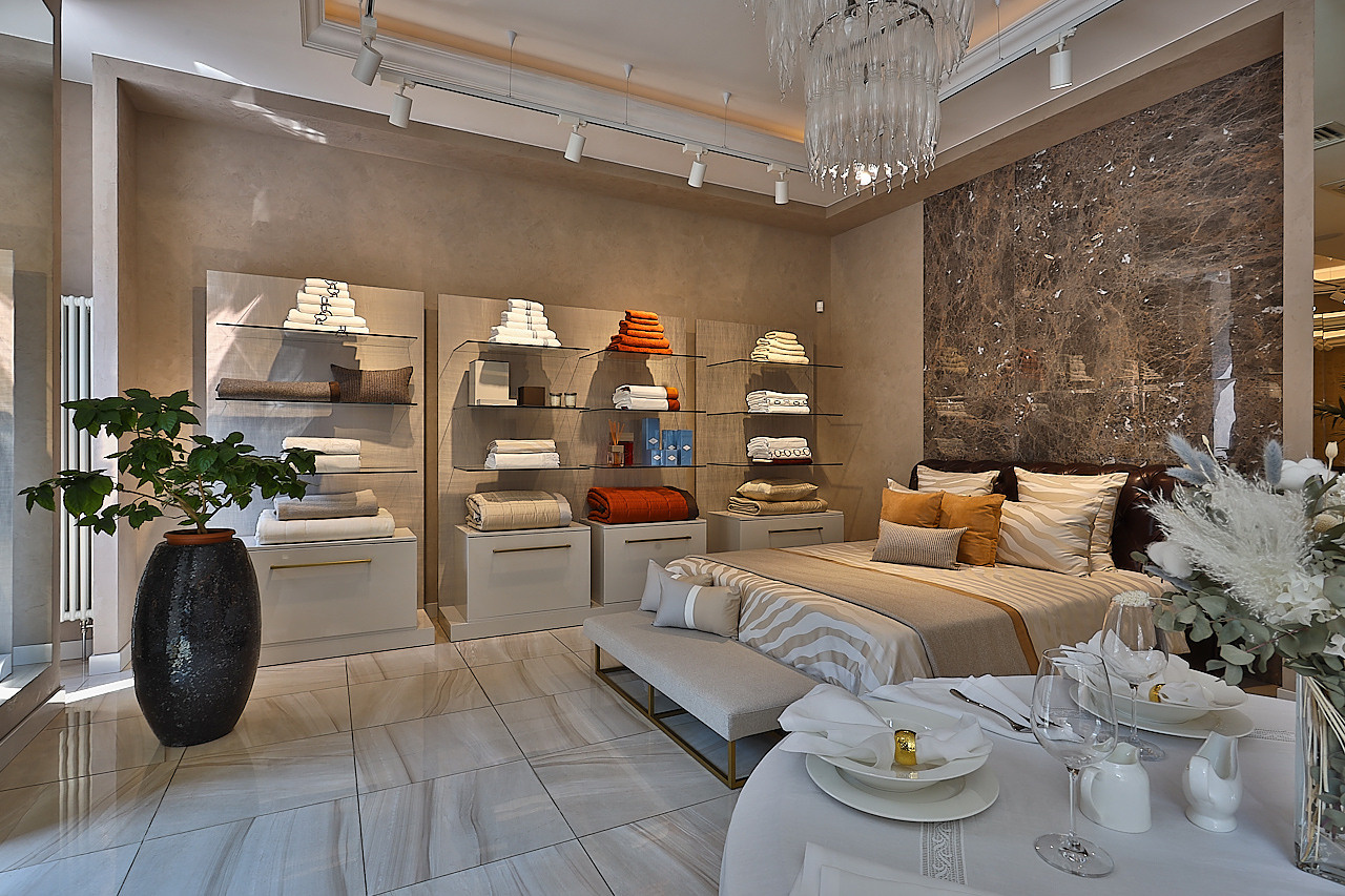 FRETTE — Бутик итальянского бренда текстиля и товаров для дома. Photographer — Maks Kudashkin