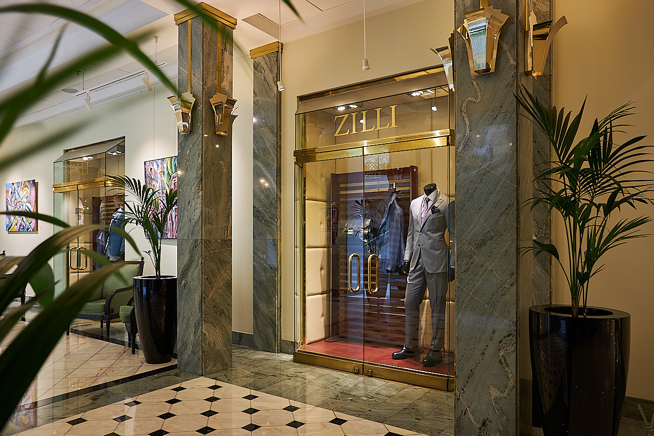 ZILLI — Бутик французского бренда мужской люксовой одежды. Photographer — Maks Kudashkin