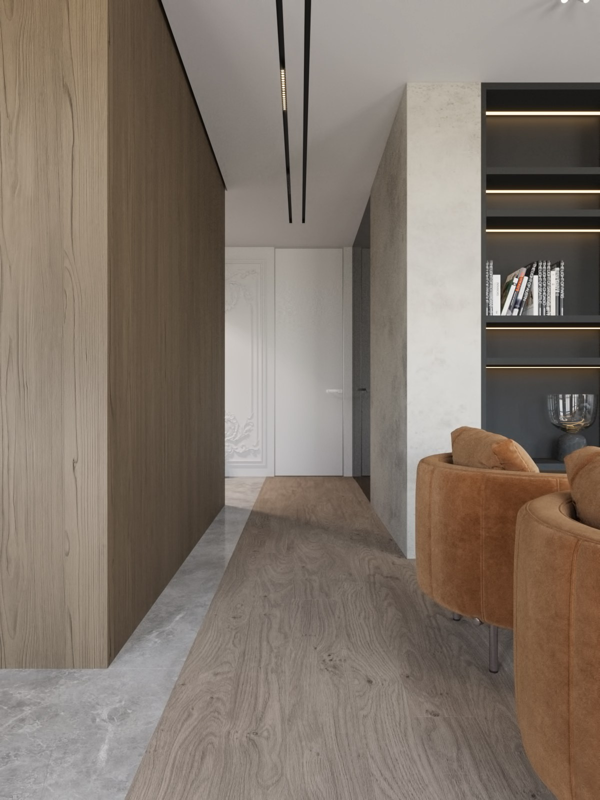 Квартира в ЖК «Столичный», 139 м². Rezells Architects — дизайн жилых и коммерческих интерьеров