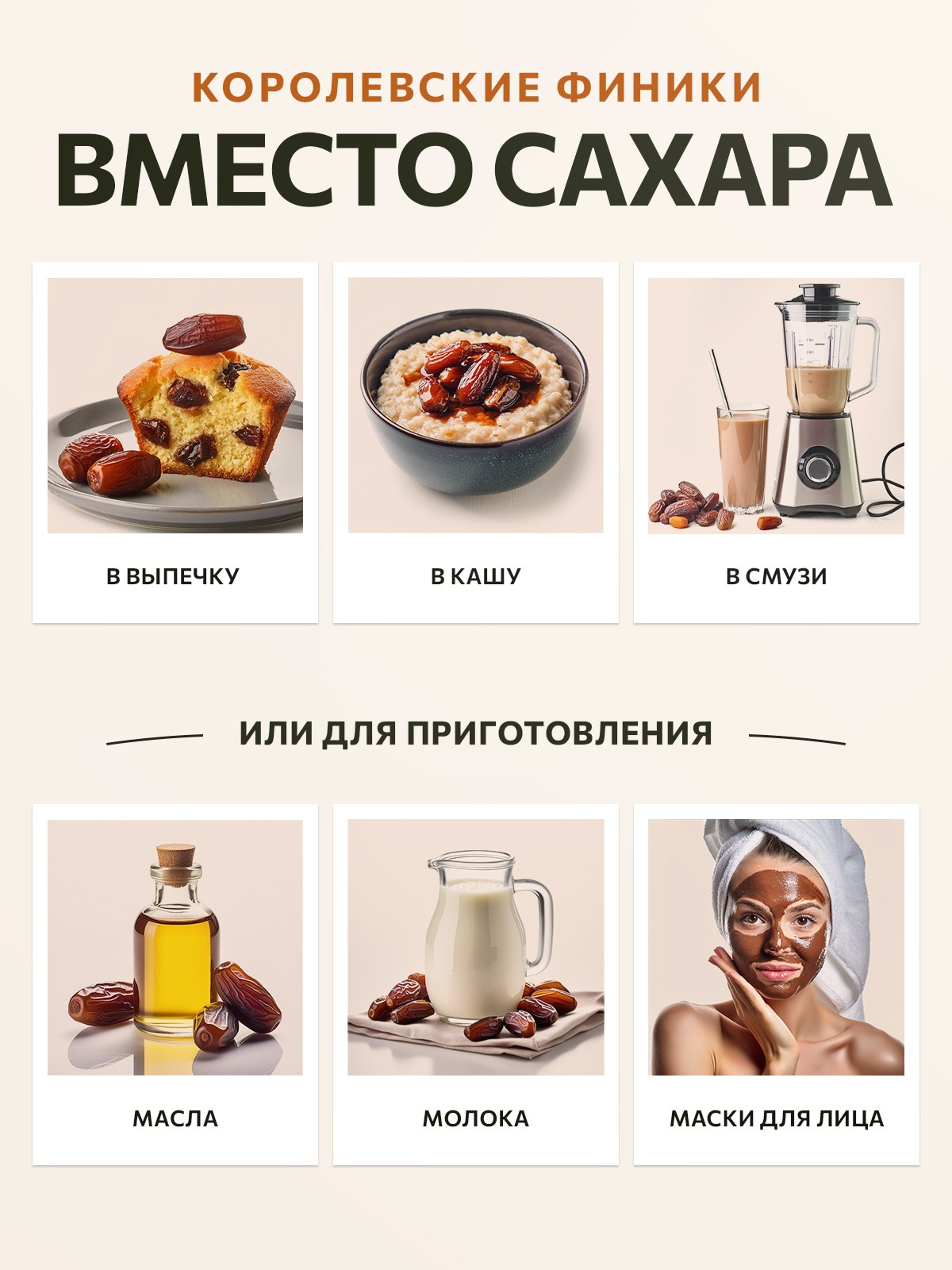 Финики. Разработка фирменного стиля, брендбука, логотипа (логобука), инфографика для маркетплейсов, Новосибирск