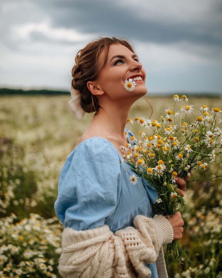 Рекомендации по образам на фотосессию с ромашками. Фотограф в Санкт-Петербурге, Анна Скворцова