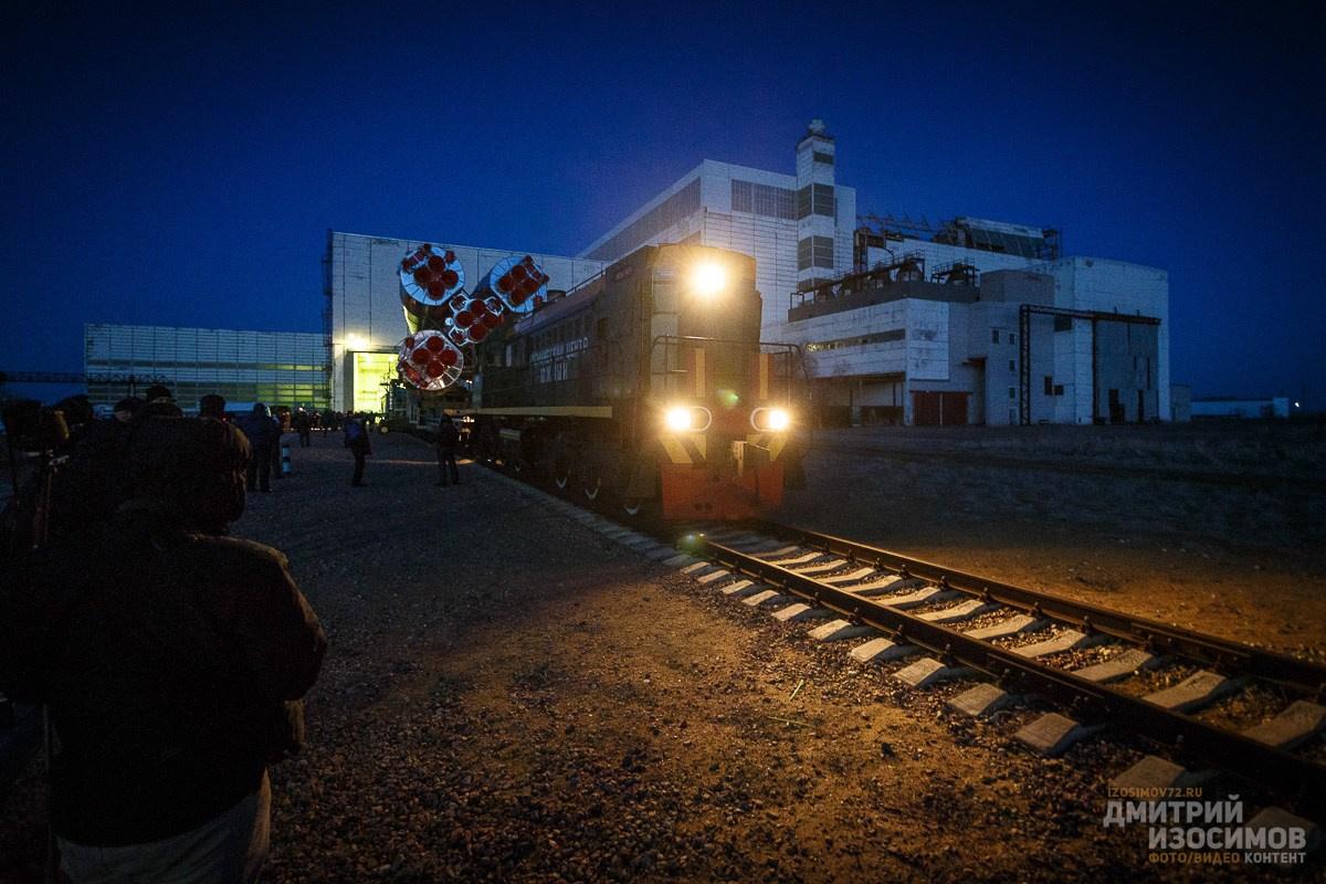Байконур. Запуск «Союз ТМА-16М» на МКС