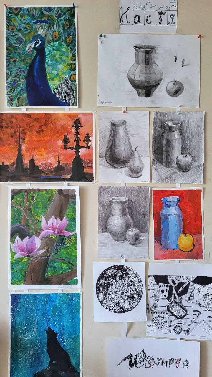 Просмотры работ. Изостудия «Мы рисуем!» ♥ Южное Бутово, Москва