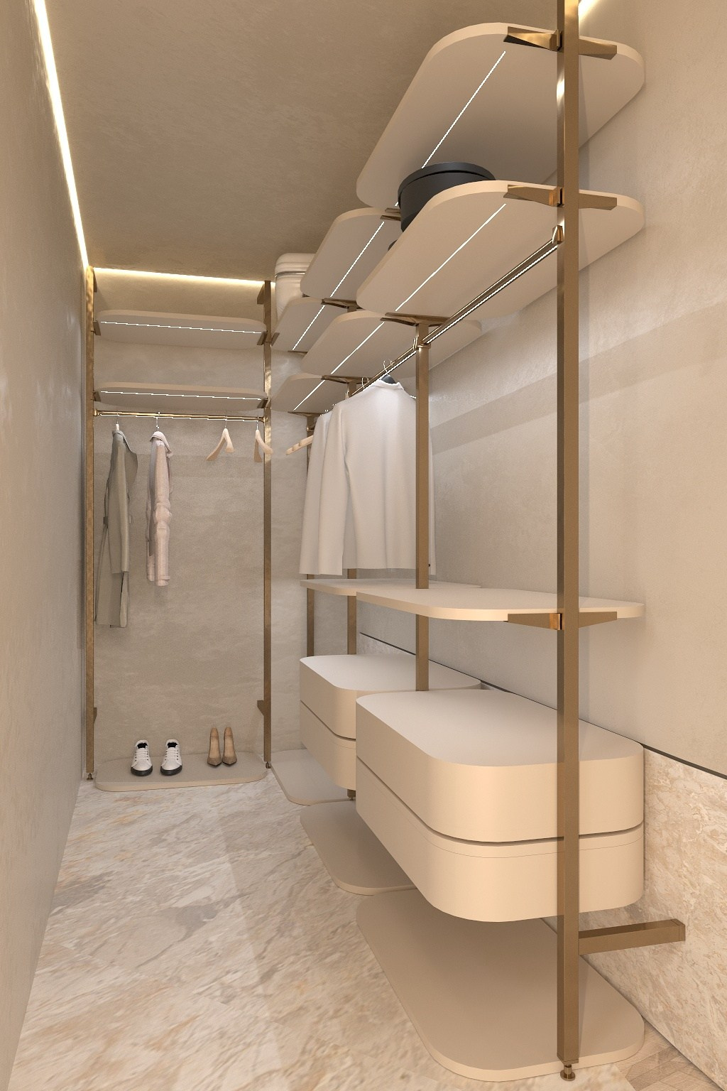 Футуристичная квартира в стиле минимализм. Главная