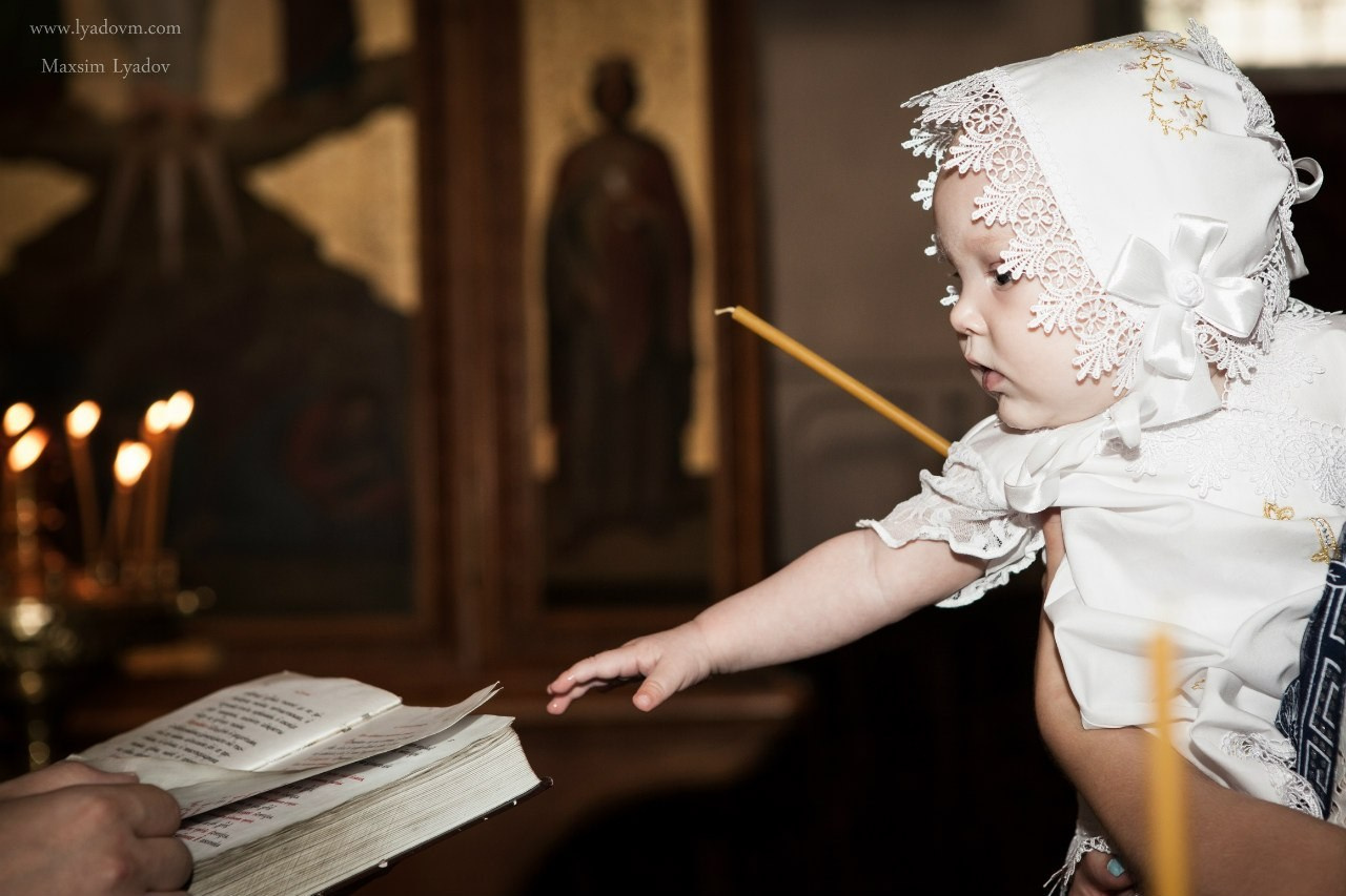 Съемка крестин важное событие в жизни каждого человека