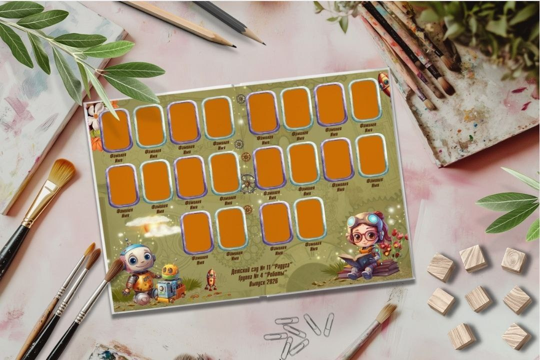 Дизайн «Роботы-Космонавты». Выпускные Альбомы и Фотосессии п. Кавалерово