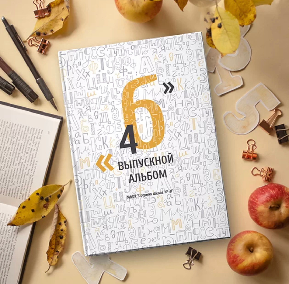 Варианты дизайнов школьных альбомов (начальная школа)