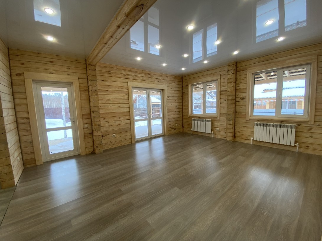 Студия + 3 спальни 119 м². Уральский завод Профилированного бруса в Челябинске