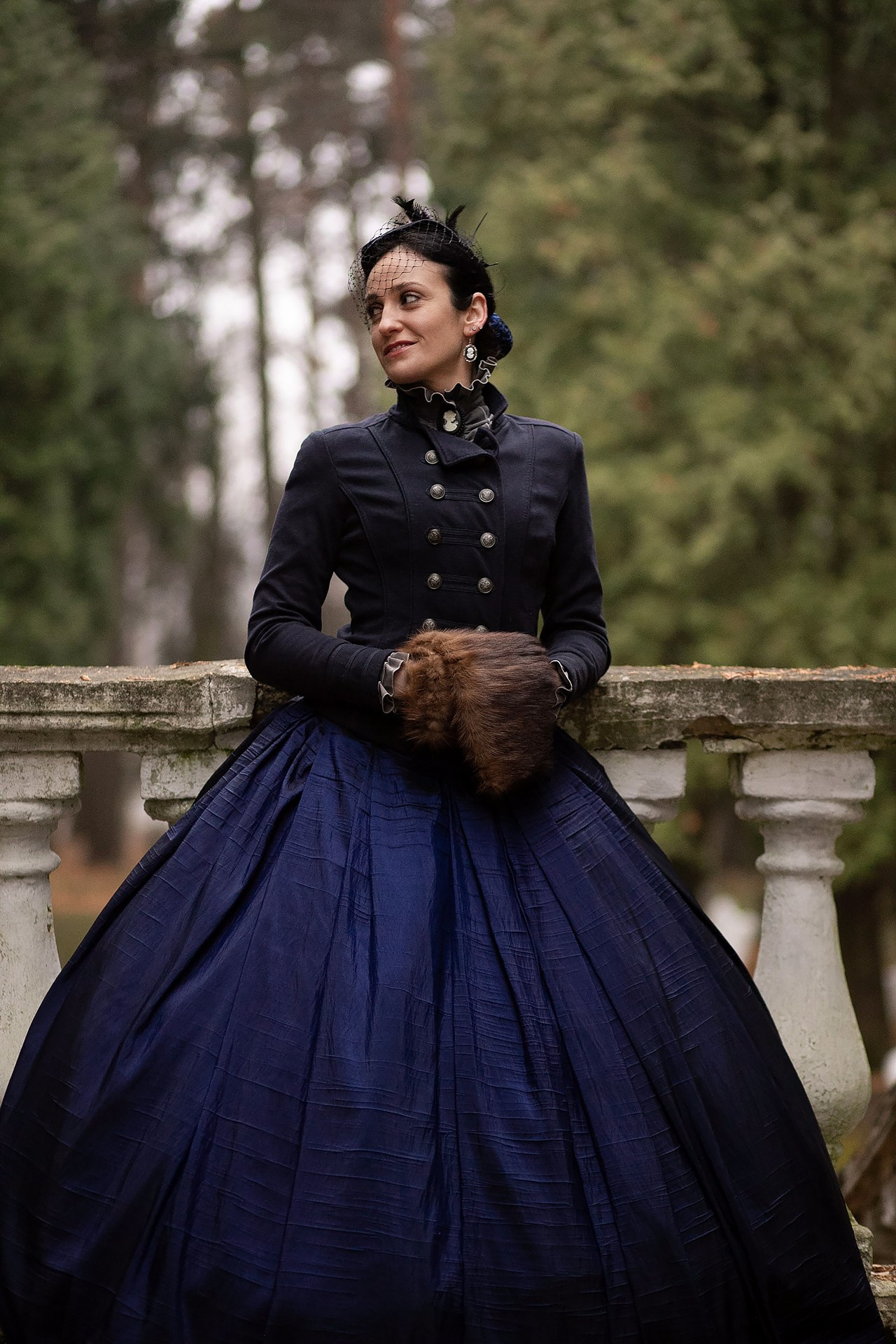 Мария. Прогулка. Художественная винтажная фотография