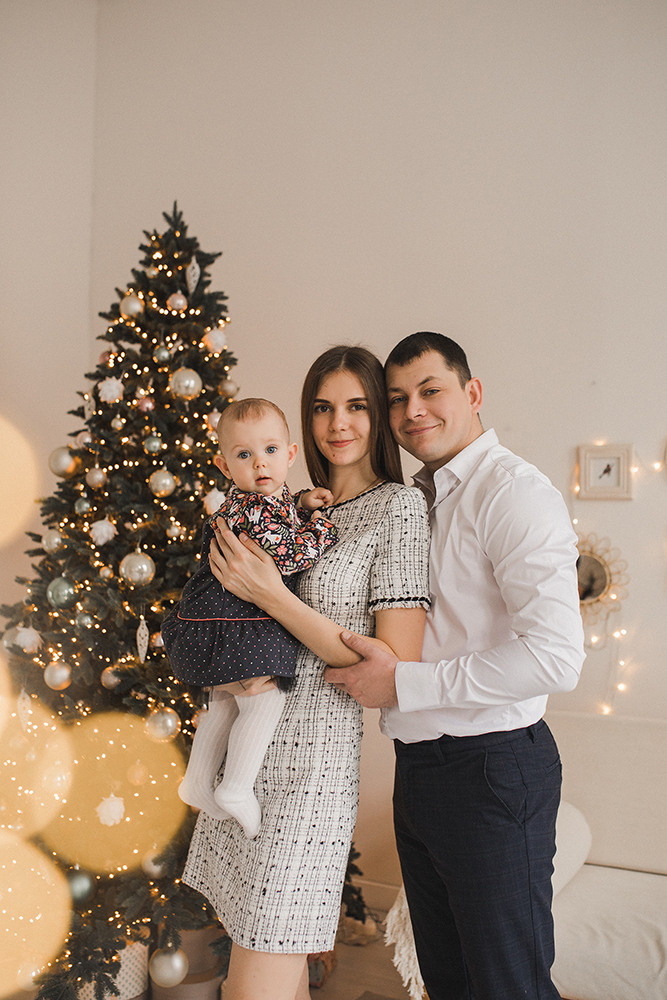 Первый Новый год Миры. Свадебный и семейный фотограф в Белгороде Евгения Курочкина