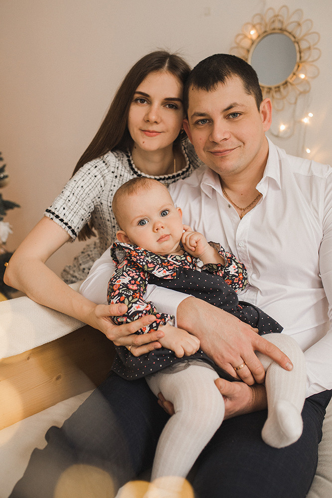 Первый Новый год Миры. Свадебный и семейный фотограф в Белгороде Евгения Курочкина