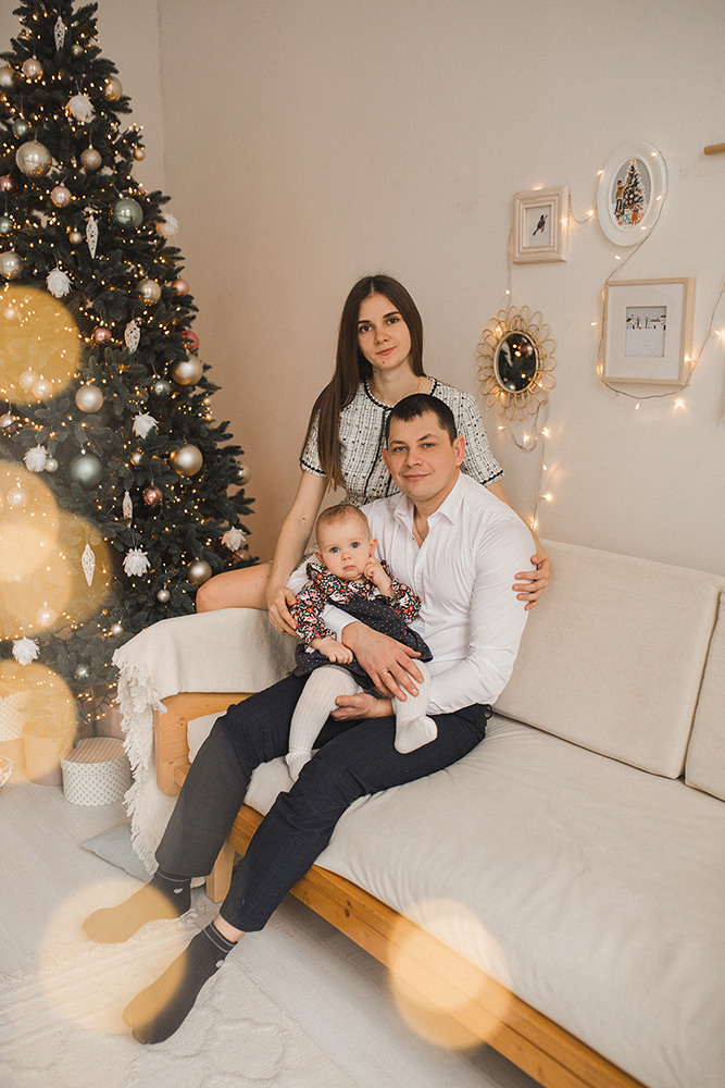 Первый Новый год Миры. Свадебный и семейный фотограф в Белгороде Евгения Курочкина