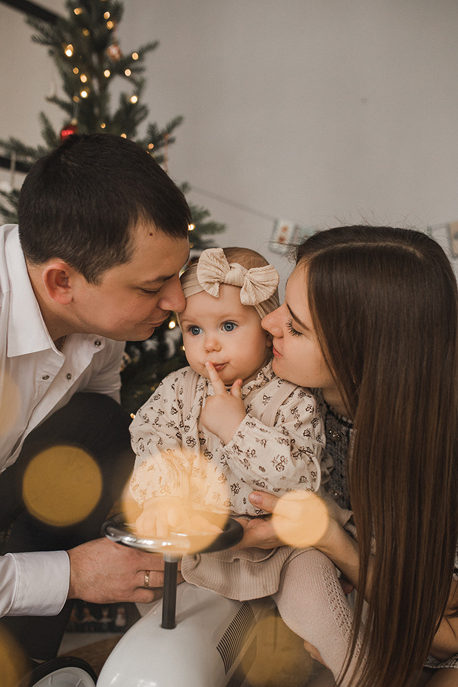 Первый Новый год Миры. Свадебный и семейный фотограф в Белгороде Евгения Курочкина