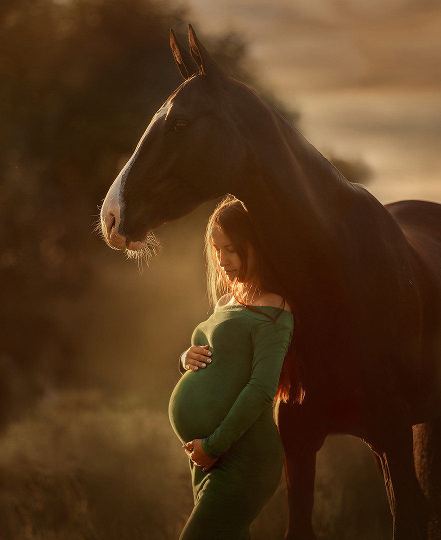 Детская Конная фотография в Москве Юлия Шепелева