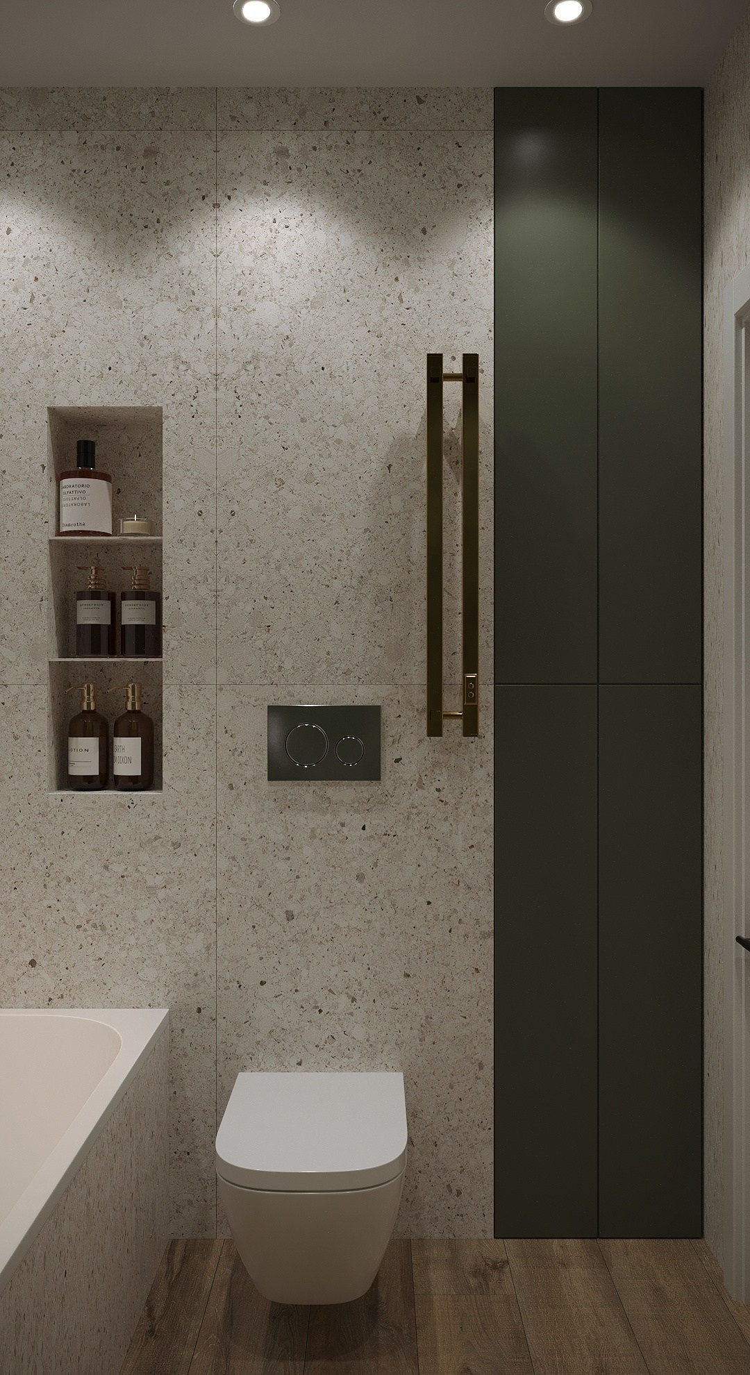 Санузел 3 кв. м. ЖК Сан Сити. Annything design