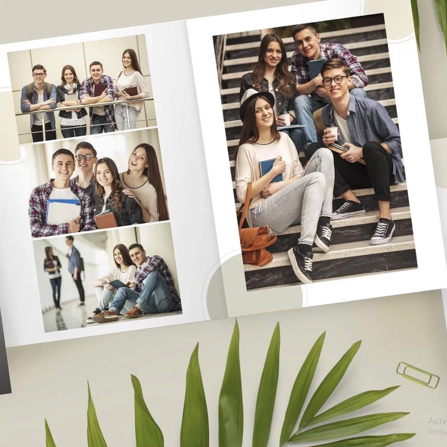 Дизайн «Оливковый». Фабрика выпускных альбомов