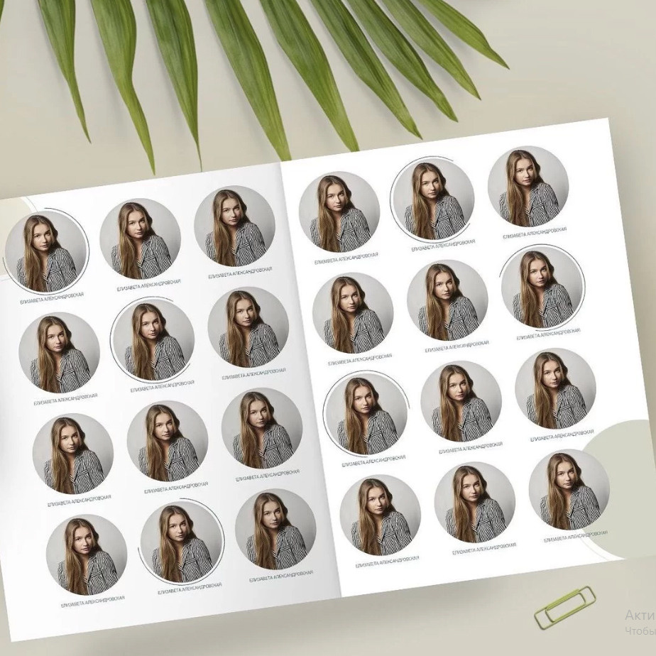 Дизайн «Оливковый». Фабрика выпускных альбомов