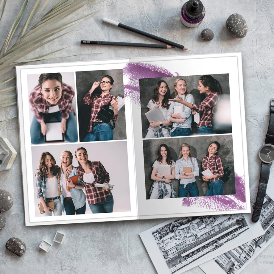 Дизайн «Яркий штрих». Фабрика выпускных альбомов
