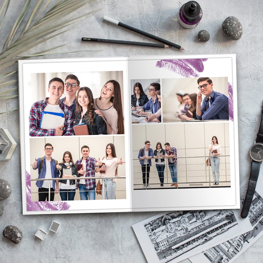 Дизайн «Яркий штрих». Фабрика выпускных альбомов