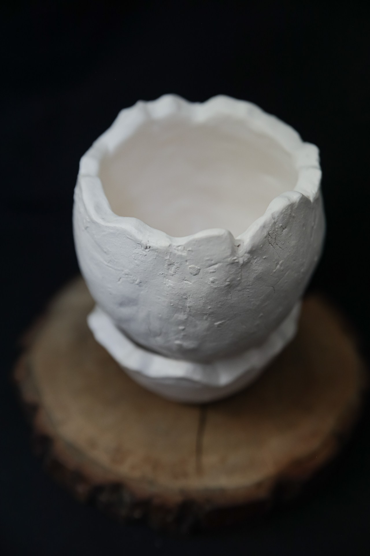 Горшок Яйцо с трещинками 900 р. Катя Цвет