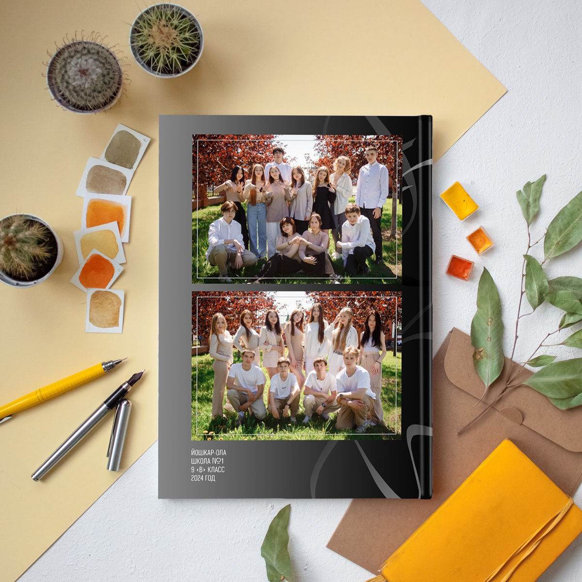 1 разворот 9кл. Детский, семейный и школьный фотограф Светлана Волжанина