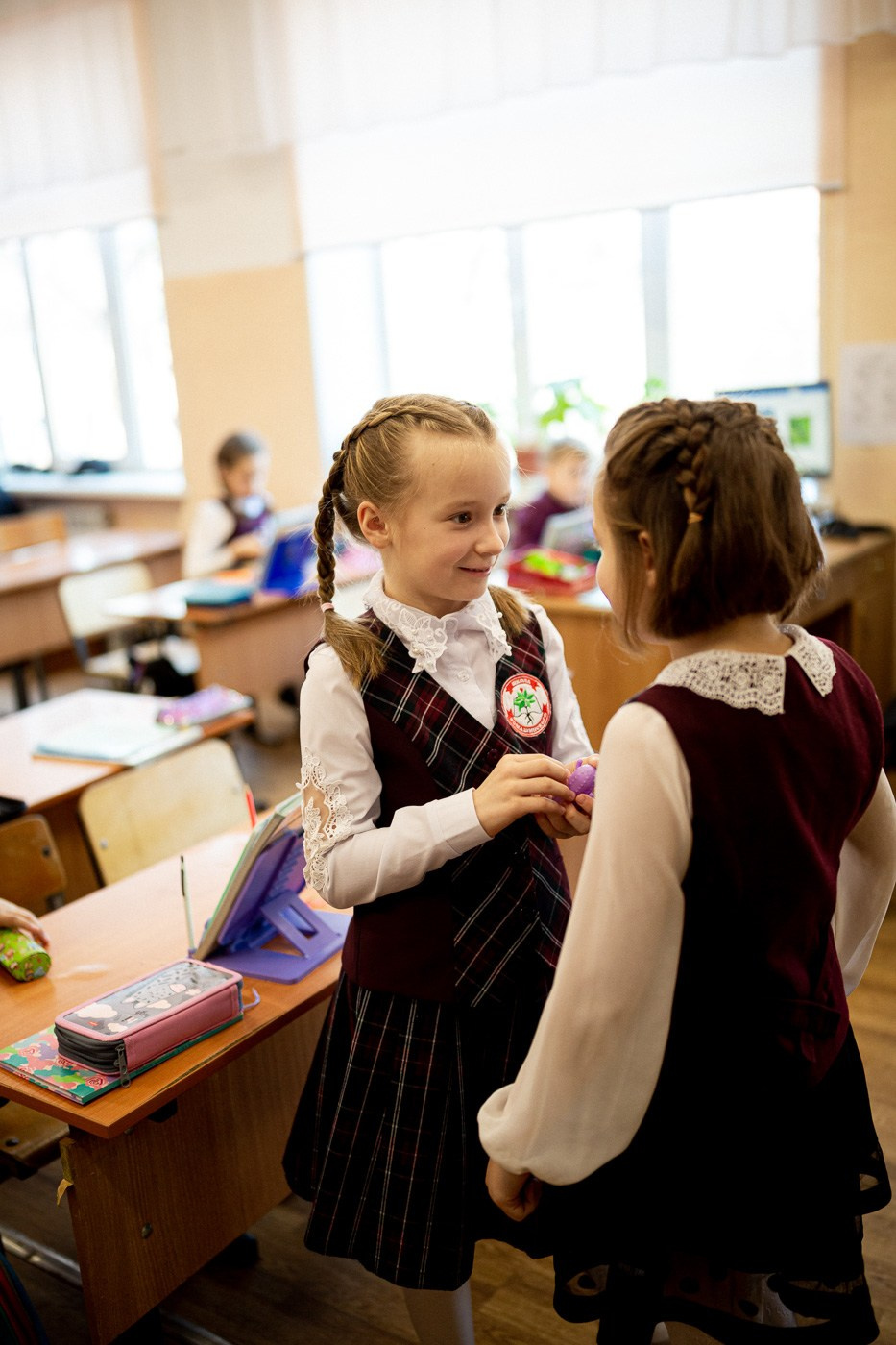Уроки в школе. Андрей Кровлин — фотограф в Славянке